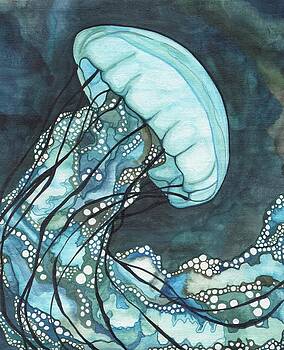 Aqua Sea Nettle by Tamara Phillips
