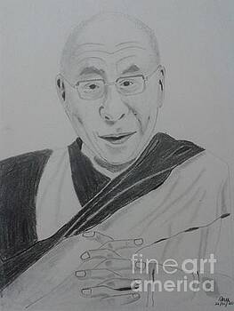 His Holiness - Dalai Lama by <b>Anu Radha</b> - his-holiness-dalai-lama-anu-radha