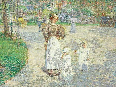 Childe Hassam - Spring in Central Park