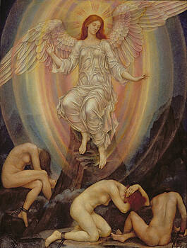 Evelyn De Morgan - The Light Shineth in Darkness and the Darkness Comprehendeth It Not