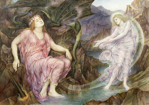 Evelyn De Morgan - The Passing of the Soul at Death