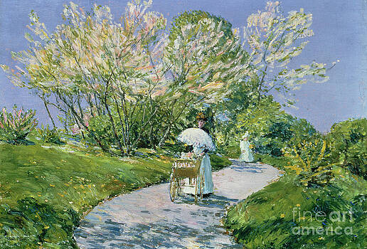 Childe Hassam - A Walk in the Park