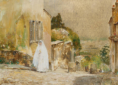 Childe Hassam - Spring Morning at Montmartre