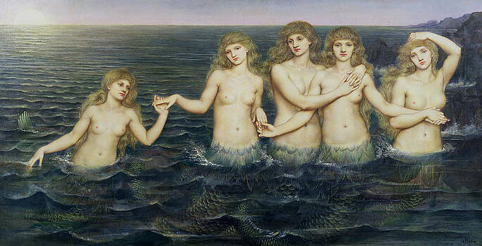 Evelyn De Morgan - The Sea Maidens