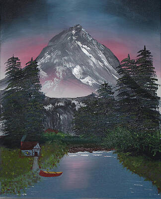snowy mountain by John Mathews snowy mountain by John Mathews