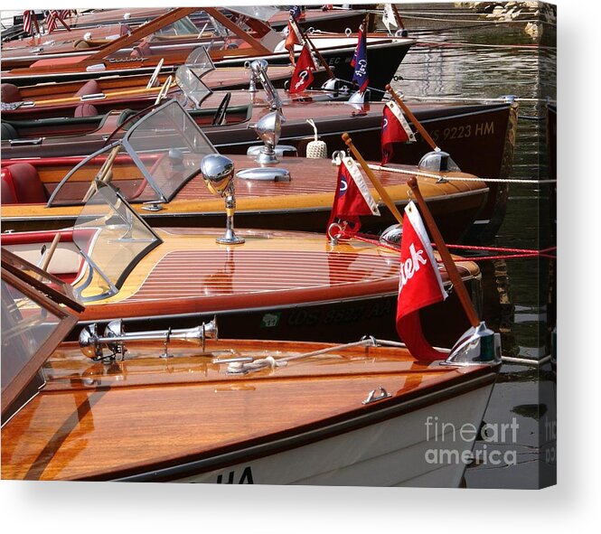Boat Acrylic Print featuring the photograph Classic Boats by Neil 