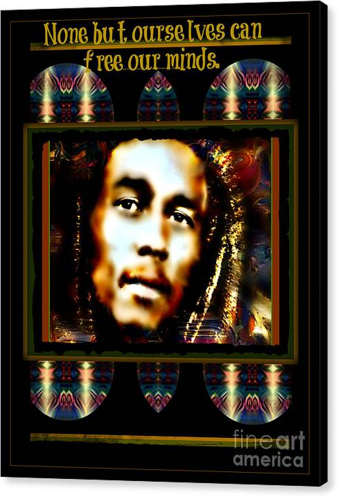 Marley By Wbk Canvas Print featuring the painting Marley by Wbk