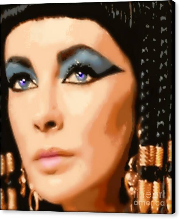 Cleopatra Canvas Print featuring the painting Cleopatra II by Wbk