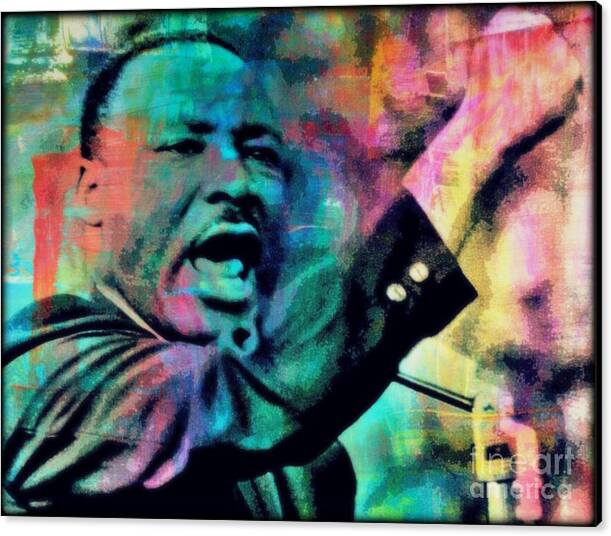 Civil Rights Canvas Print featuring the painting I Have A Dream by Wbk