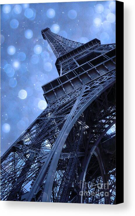 Surreal Blue Eiffel Tower Architecture Eiffel Tower Sapphire Blue