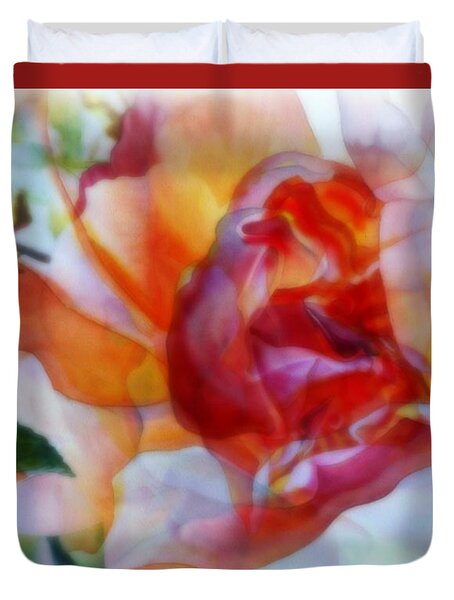A Floral Illusion Duvet Cover by Wbk