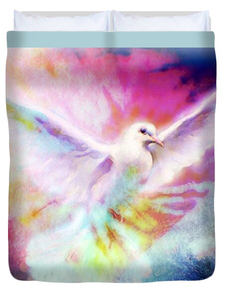A Peace Dove Duvet Cover by WBK