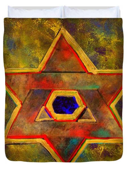 Ancient Star Duvet Cover by WBK