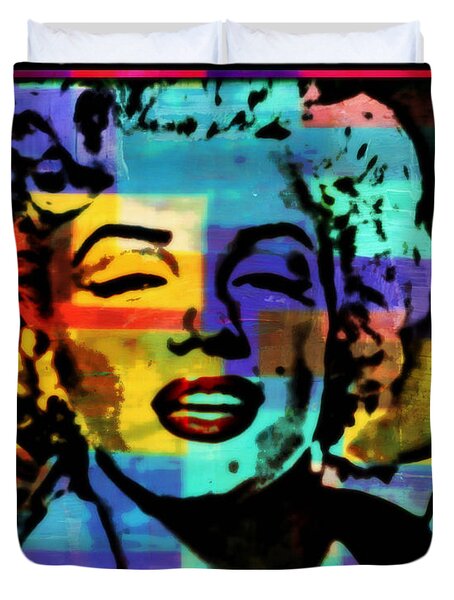 Iconic Marilyn Duvet Cover by WBK