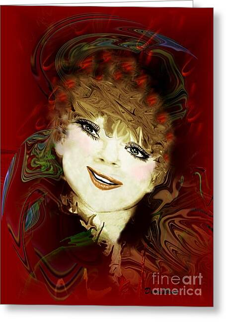 All Greeting Cards - Another Pretty Face Greeting Card by Doris Wood - another-pretty-face-doris-wood