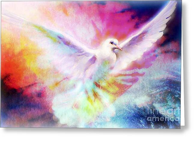 A Peace Dove Greeting Card by WBK
