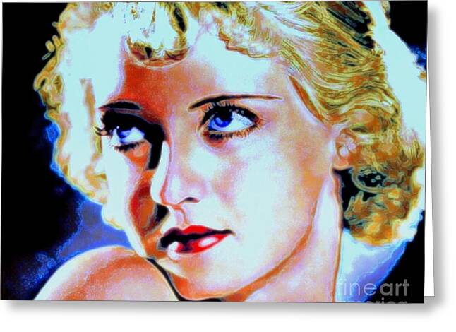 Bette Greeting Card by WBK