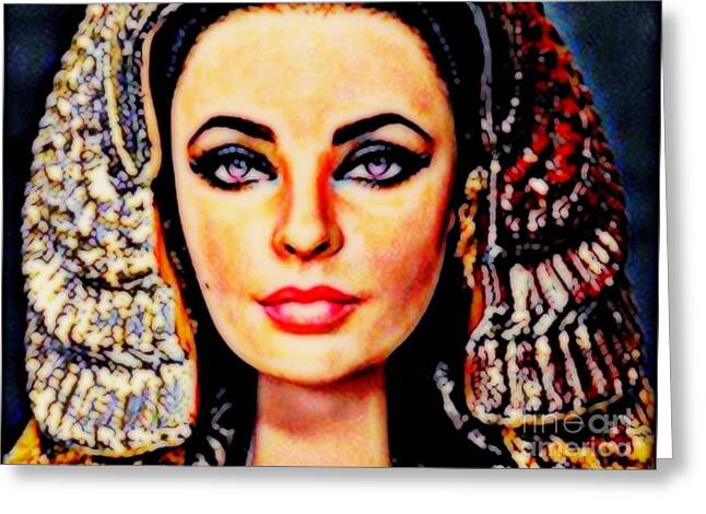Cleopatra Greeting Card by WBK
