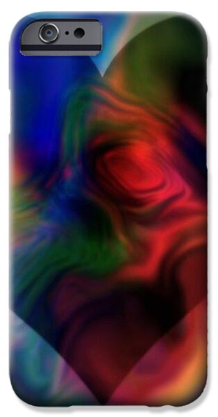 A Passionate Heart iPhone Case by WBK