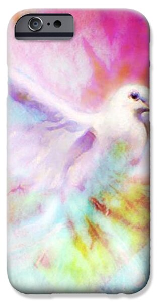 A Peace Dove iPhone Case by WBK
