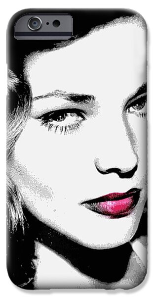 Bacall iPhone Case by WBK