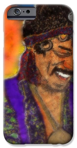 Jimi's Smile iPhone Case by WBK