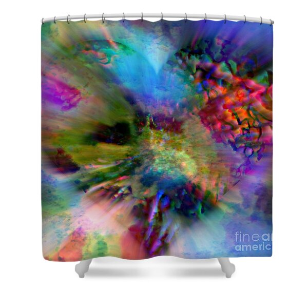 A Beautiful Mind Shower Curtain by WBK