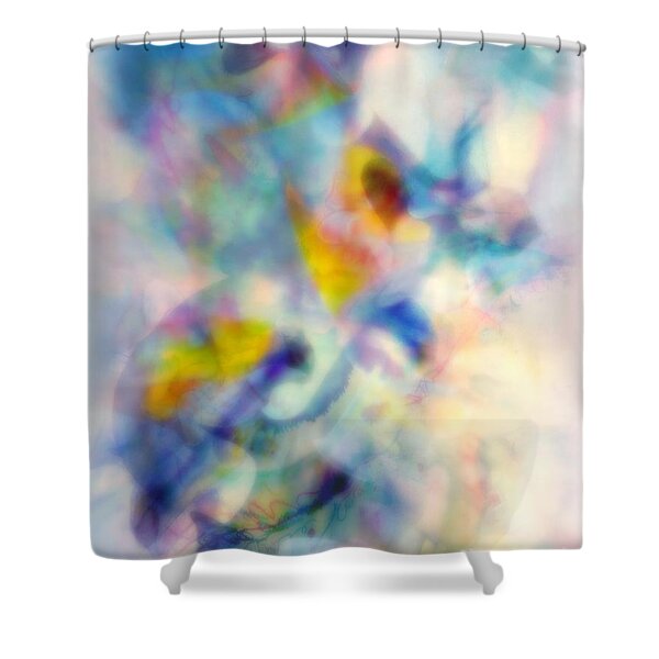 A Guardian Angel Shower Curtain by Wbk