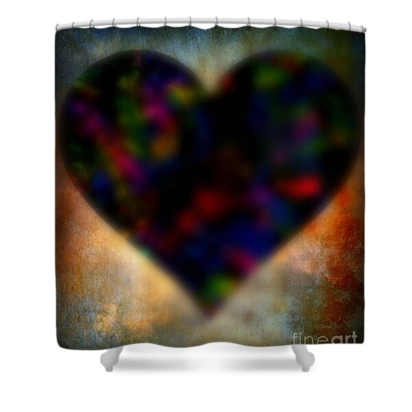 A Heart Of Steel Shower Curtain by WBK