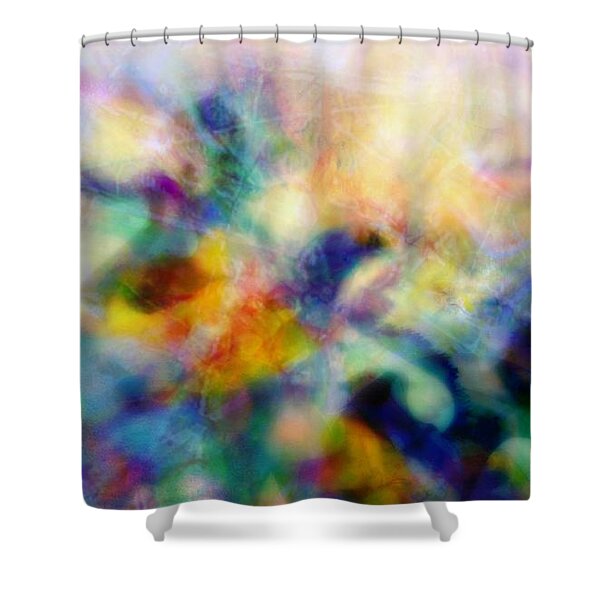 A Summer Afternoon Shower Curtain by WBK