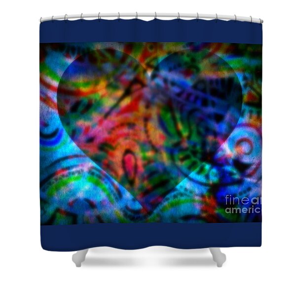 A Total Eclipse Of The Heart Shower Curtain by WBK