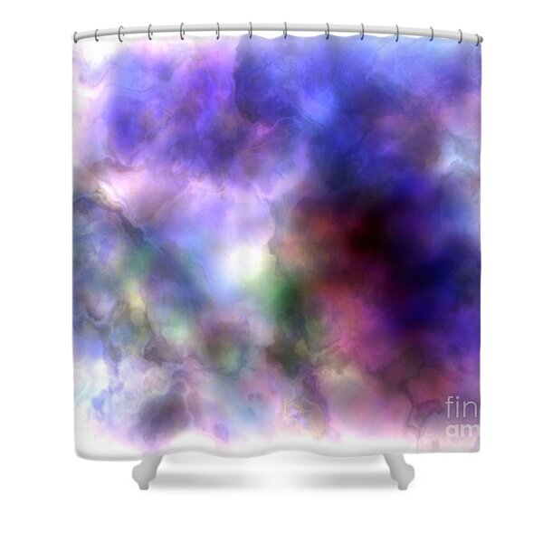 Above The Clouds Shower Curtain by WBK