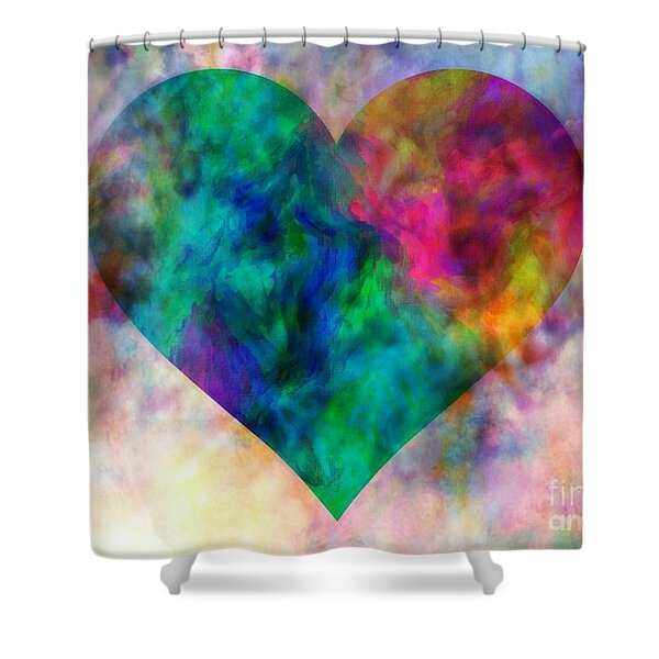 Ascendance Of Love Shower Curtain by WBK