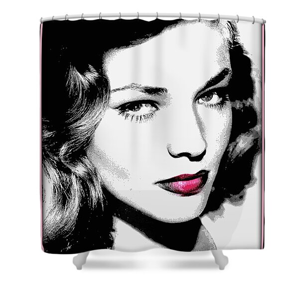 Bacall Shower Curtain by WBK