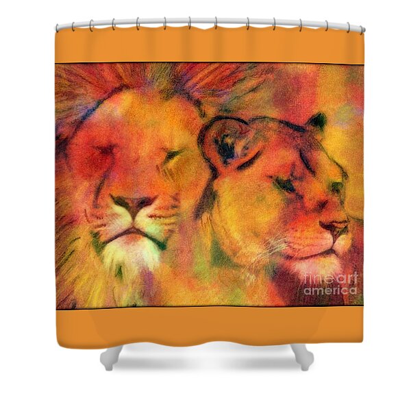Forever Love Shower Curtain by WBK