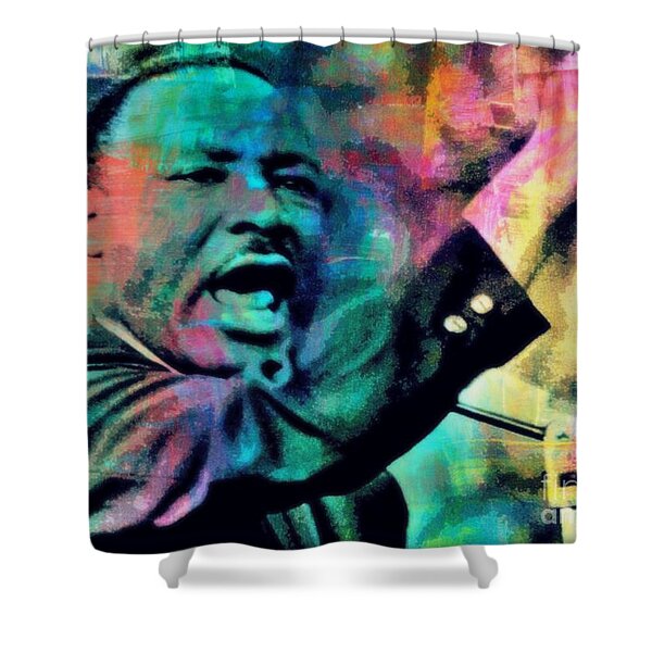 I Have A Dream Shower Curtain by WBK