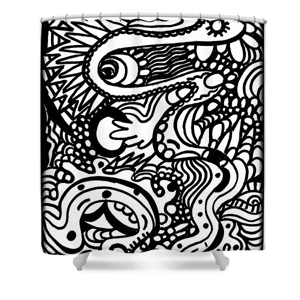 Just My Imagination Shower Curtain by WBK