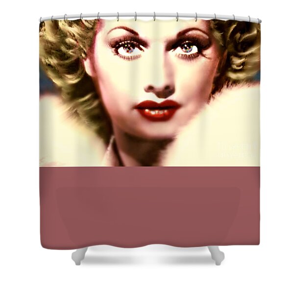 Lucille Golden Years Shower Curtain by WBK