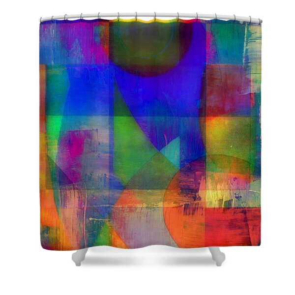 Night Into Day Shower Curtain by WBK