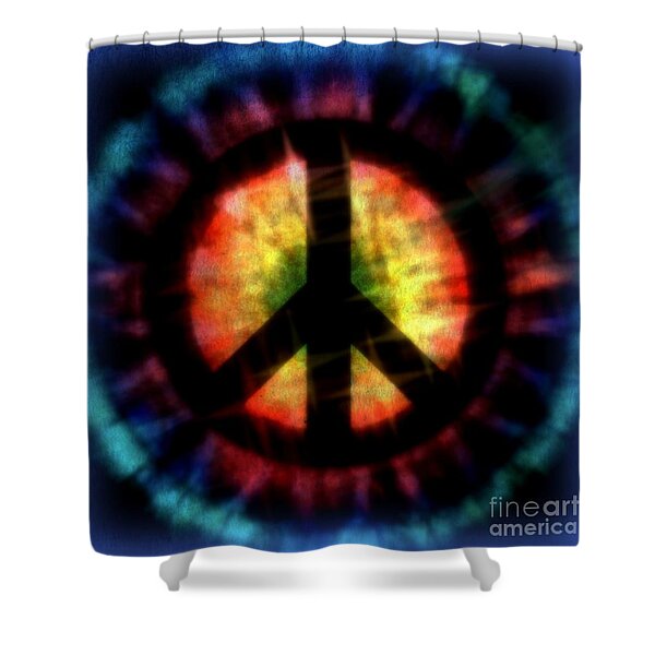 Peace #23 Shower Curtain by WBK