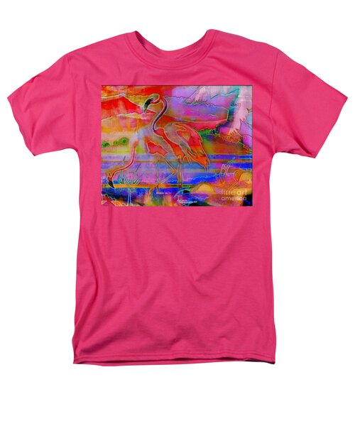 Pink Flamingos T-Shirt by WBK