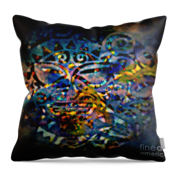 Moon Child Throw Pillow by WBK