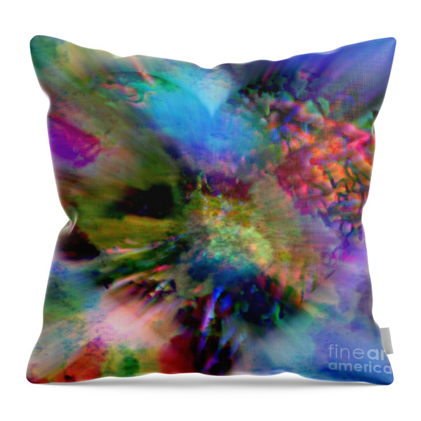 A Beautiful Mind Throw Pillow by WBK