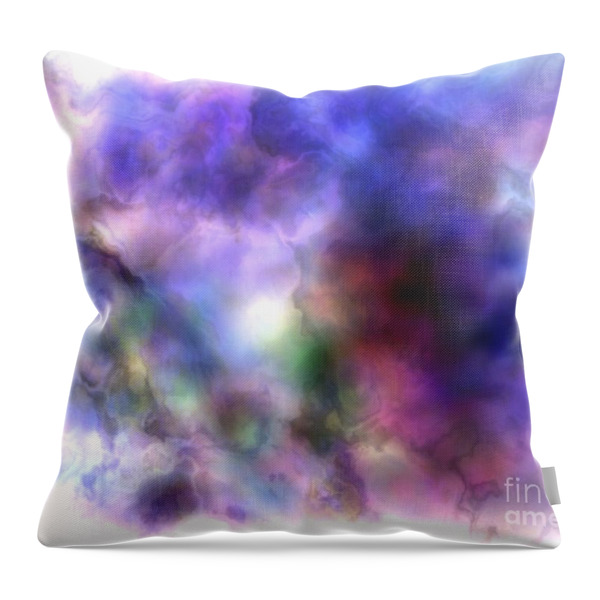 Above The Clouds Throw Pillow by WBK