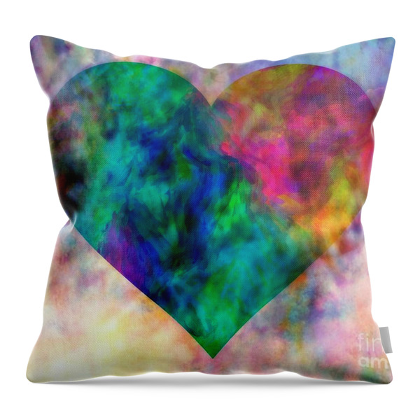 Ascendance Of Love Throw Pillow by WBK