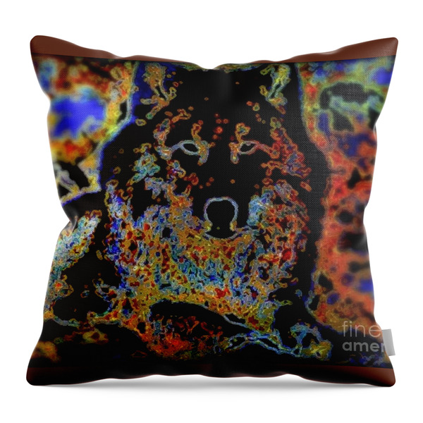 Bold and Beautiful Throw Pillow by WBK