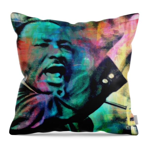 I Have A Dream Throw Pillow by WBK