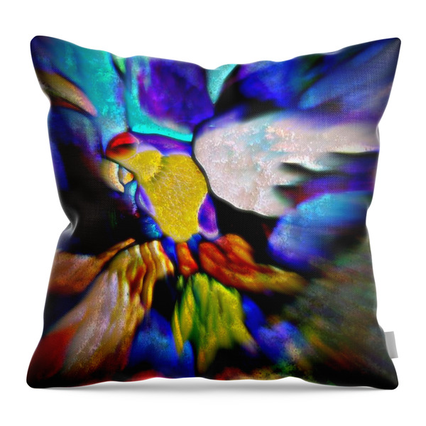 In Flight Throw Pillow by WBK