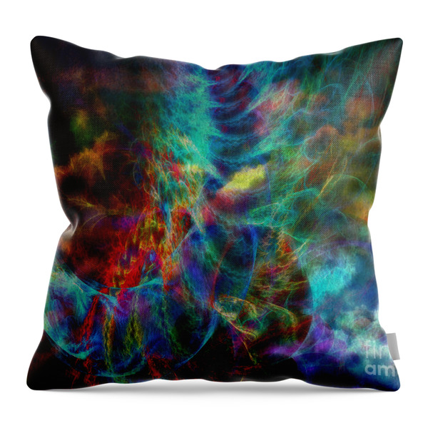 One Love Vibe Throw Pillow by WBK