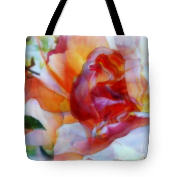 A Floral Illusion Tote Bag by Wbk